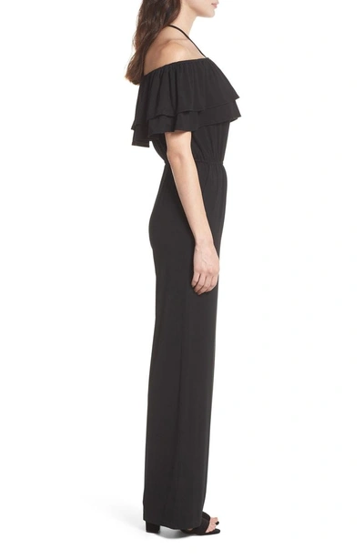 Shop Bb Dakota Aryes Halter Jumpsuit In Black