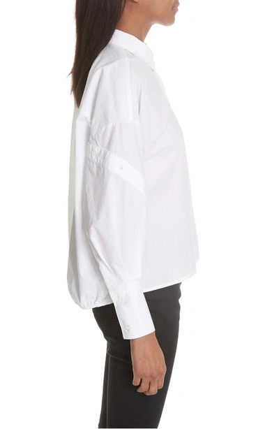 Shop Joie Dangela Cotton Shirt In Clean White