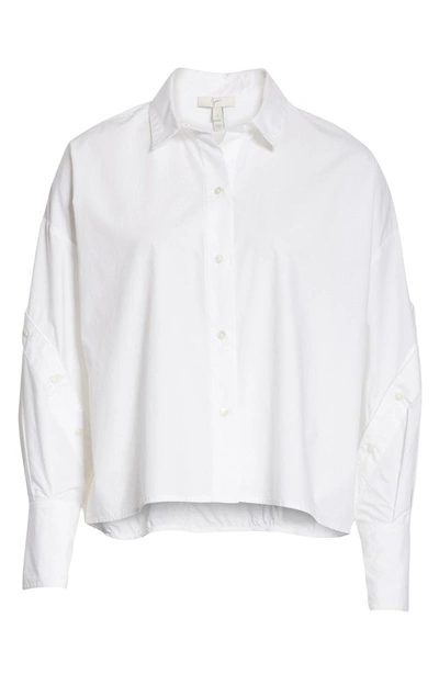 Shop Joie Dangela Cotton Shirt In Clean White