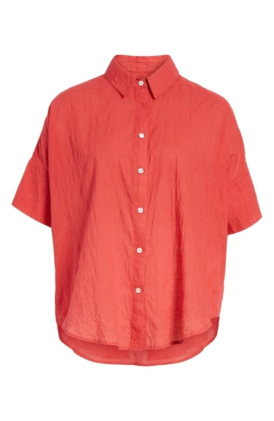 Shop Rag & Bone Tie Shirt In Red