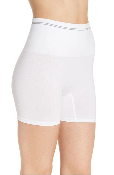 Shop Yummie Seamless Shaping Shorts In White