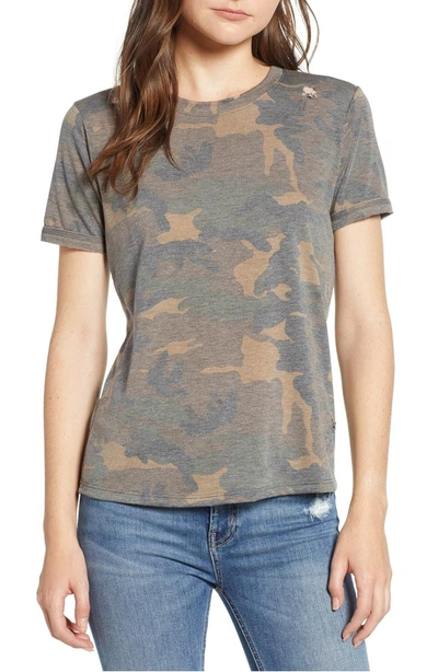 Shop Prince Peter Distressed Camo Tee In Army