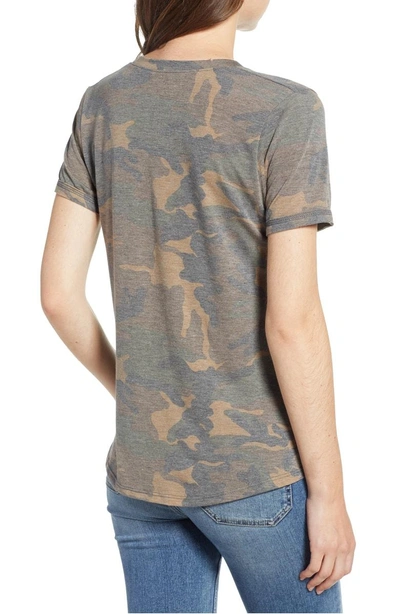 Shop Prince Peter Distressed Camo Tee In Army