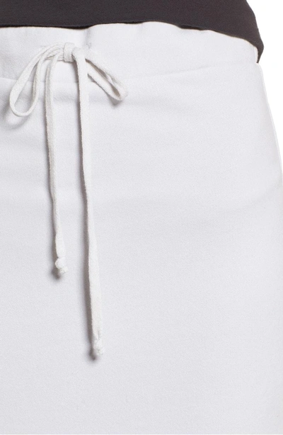 Shop Frank & Eileen Tee Lab Midi Fleece Skirt In Dirty White