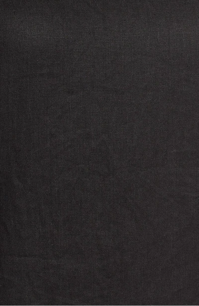 Shop Eileen Fisher Organic Linen Romper In Black