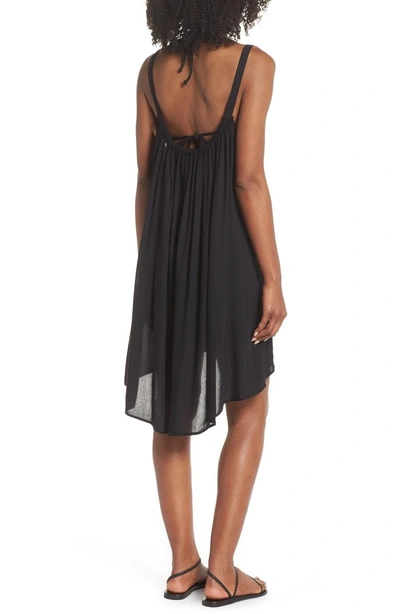 Shop Elan Dip-dye Cover-up Dress In Black
