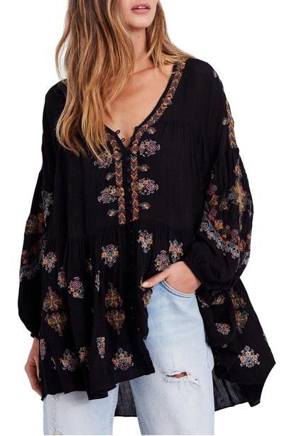 Shop Free People Arianna Tunic In Black