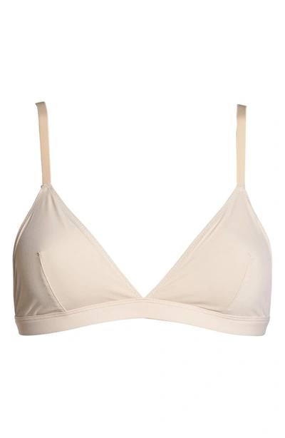 Shop Madewell Triangle Bralette In Plaster