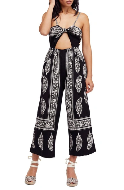 Shop Free People Feel The Sun Jumpsuit In Black