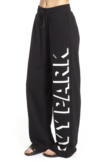 Shop Ivy Park Shadow Logo Sweatpants In Black