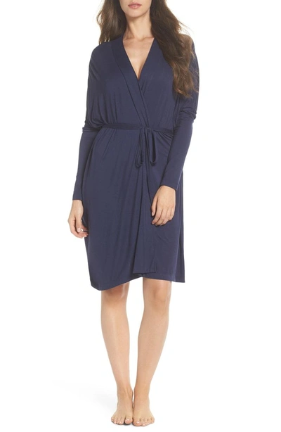 Shop Ugg Delanie Robe In Navy