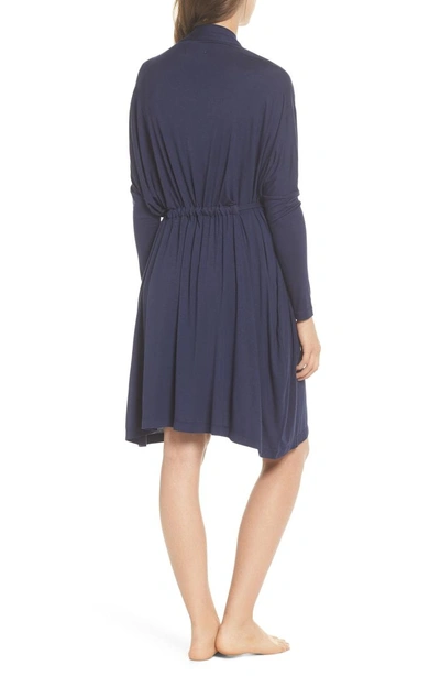 Shop Ugg Delanie Robe In Navy