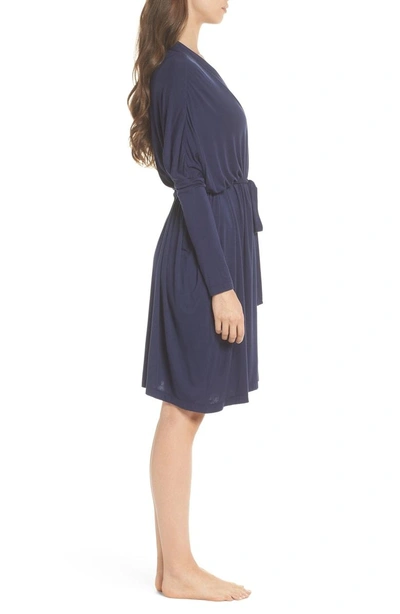 Shop Ugg Delanie Robe In Navy