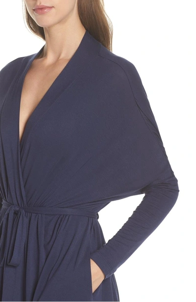 Shop Ugg Delanie Robe In Navy