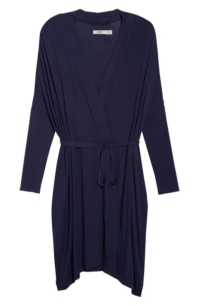 Shop Ugg Delanie Robe In Navy