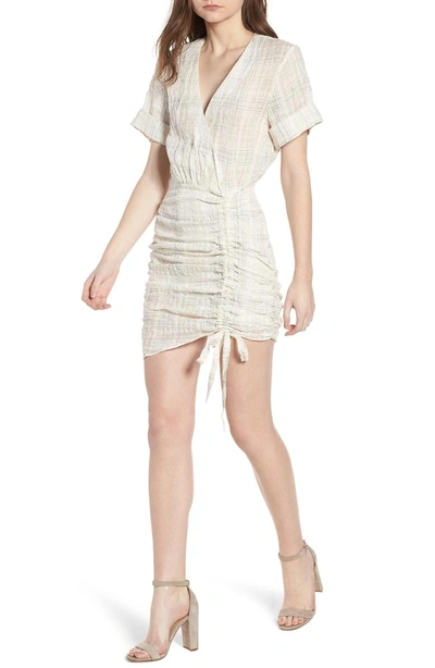 Shop The East Order Freja Ruched Dress In Picnic Check