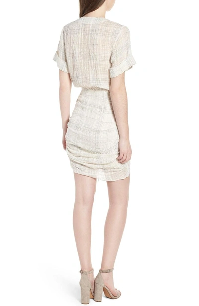 Shop The East Order Freja Ruched Dress In Picnic Check
