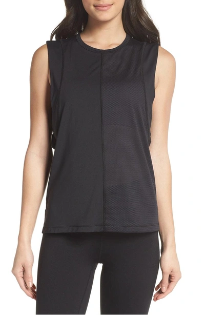 Shop Alala Block Cutaway Tank In Black