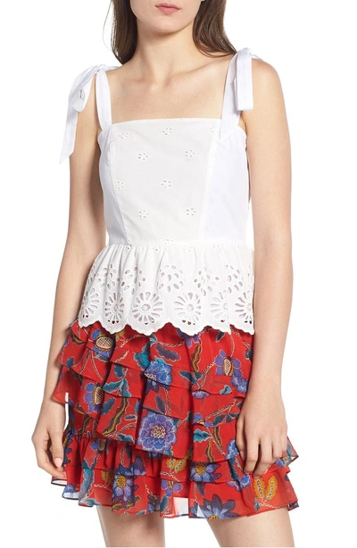 Shop Rebecca Minkoff Alma Top In White