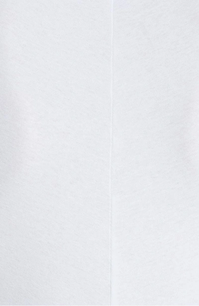 Shop Rosetta Getty Jersey Apron Wrap Top In White
