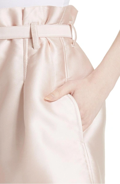 Shop 3.1 Phillip Lim Origami Satin Shorts In Petal Pink