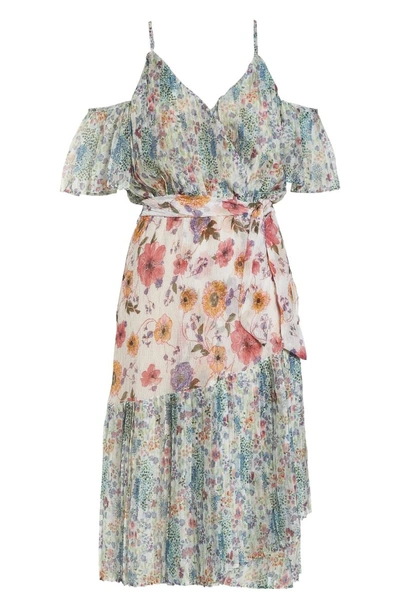Shop Foxiedox Furiosa Cold Shoulder Dress In Furiosa Multi