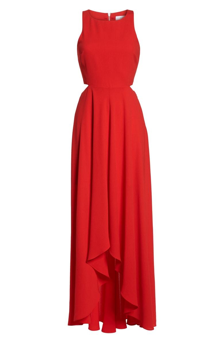 ali and jay cutout maxi dress