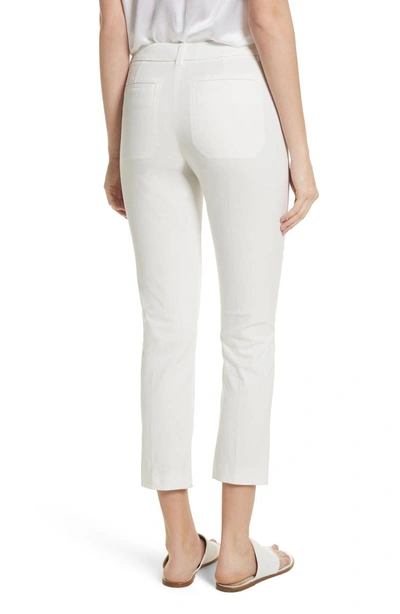 Shop Vince Crop Chino Pants In Off White