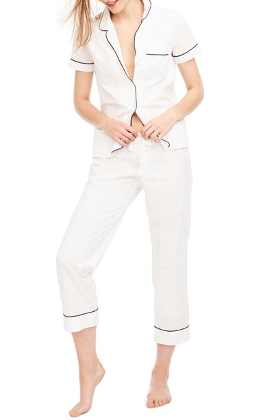 Shop Jcrew Vintage Cotton Pajamas In White