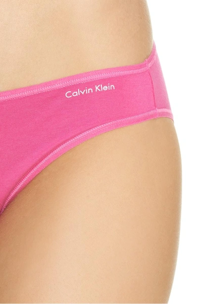 Shop Calvin Klein Form Bikini In Sophie Pink