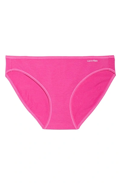 Shop Calvin Klein Form Bikini In Sophie Pink