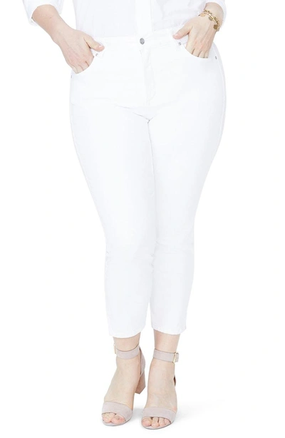 Shop Nydj Ami Ankle Skinny Jeans In Optic Whit