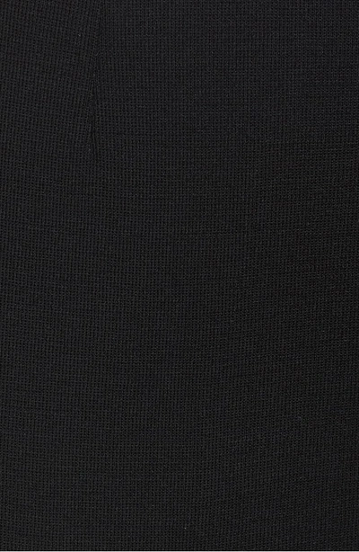 Shop Ming Wang Crop Knit Pants In Black