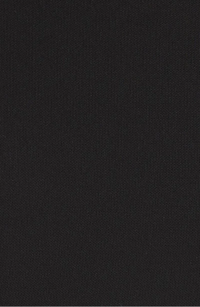 Shop Michael Kors Lace Cuff Matte Jersey Dress In Black