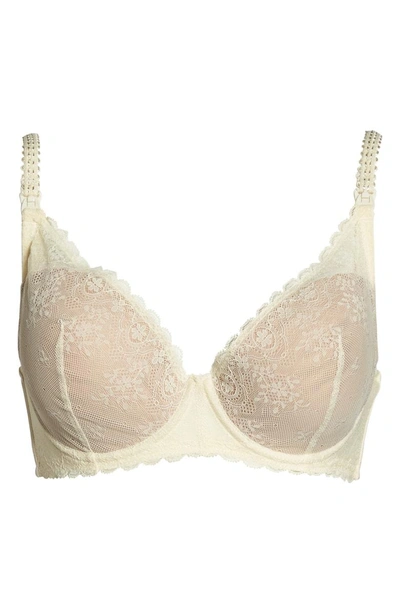 Shop Le Mystere Sexy Mama Underwire Nursing Bra In Ivory/natural