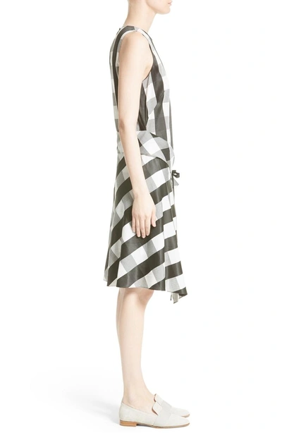 Shop Rag & Bone Brighton Asymmetrical Dress In Black/ White