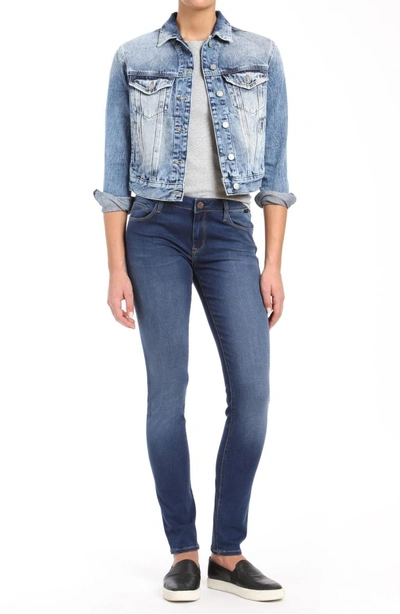 Shop Mavi Jeans Tina Denim Jacket In Mid Cool