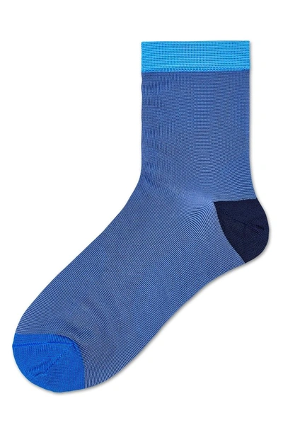 Shop Hysteria By Happy Socks Grace Ankle Socks In Blue