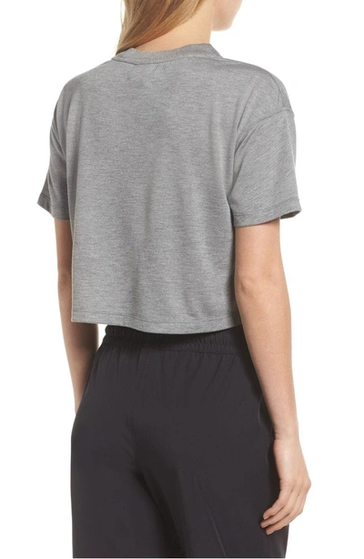 Shop Nike Sportswear Crop Top In Carbon Heather/ Black