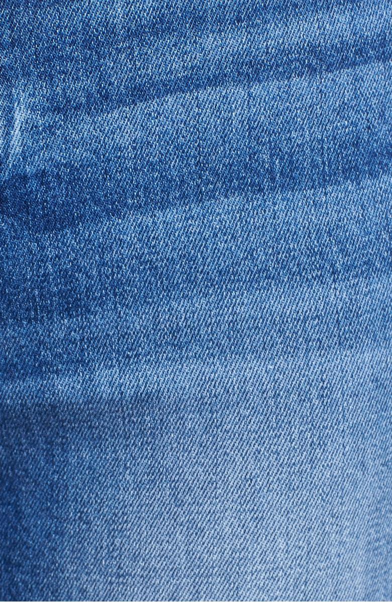 vintage hoxton high waist slim raw hem jeans