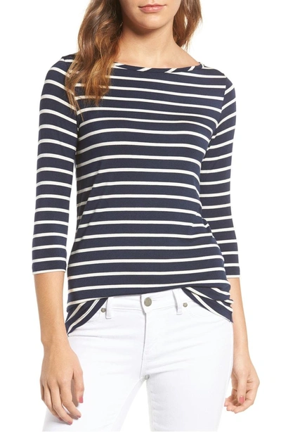 Shop Amour Vert Francoise Stretch Jersey Top In Basque Stripe