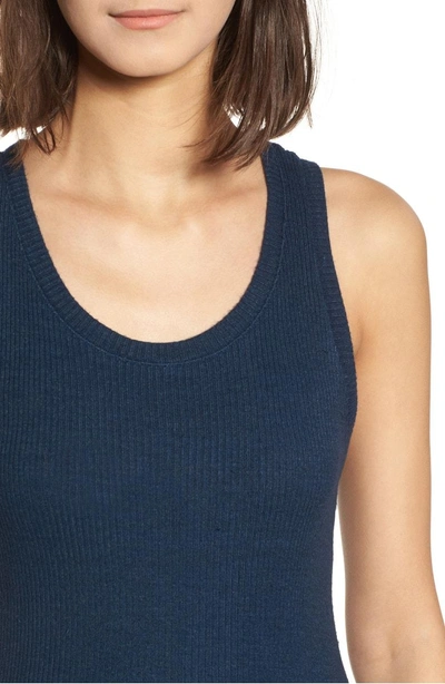 Shop Ag Coraline Ribbed Tank In Surf Blue