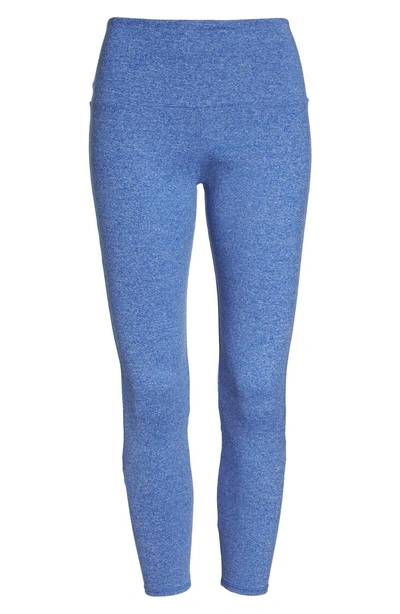 Shop Onzie Elevate Midi Leggings In Royal Blue Majestic