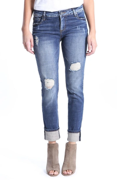 Shop Kut From The Kloth Catherine Ripped Boyfriend Jeans In Impressed