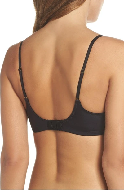 Shop Natori Underneath Underwire T-shirt Bra In Black