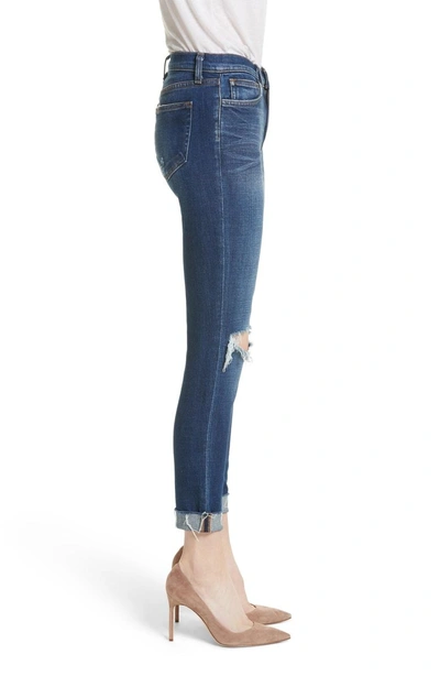 Shop L Agence Rachel Ripped Crop Slim Fit Jeans In Diamond Destruct