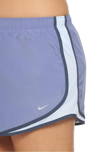Shop Nike Dry Tempo Running Shorts In Purple Slate/wolf Grey