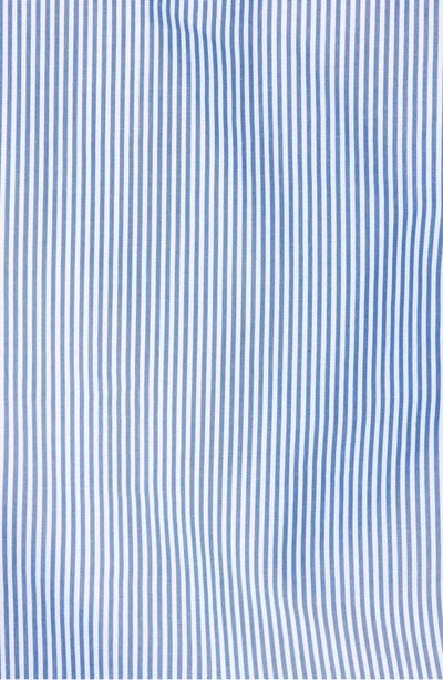 Shop Alexander Wang Stripe Poplin Shirt In Blue/ White Stripe