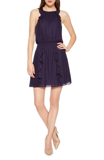 Shop Parker Milly Silk Blend Dress In Cosmic