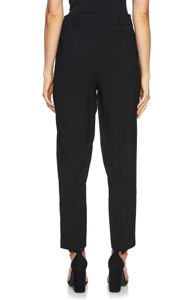 Shop 1.state Tie Waist Tapered Trousers In Rich Black